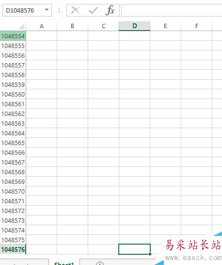 Excel 選區選定及行數列數查看(2013版)