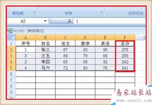 分?jǐn)?shù)從高到低怎么排