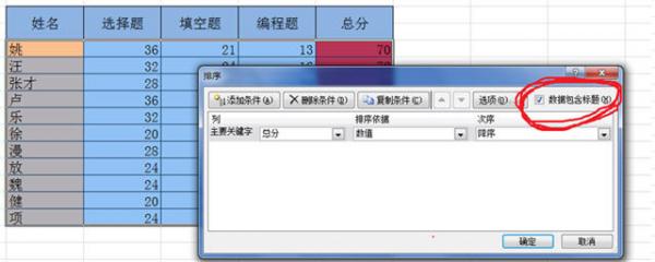 excel2010數(shù)據(jù)排序方法