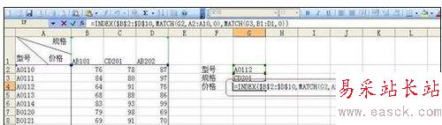 excel的index函數如何使用