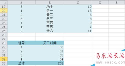 Excel 2010如何加總已篩選項？
