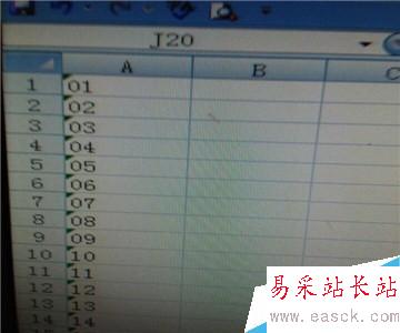 excel中怎么輸入0