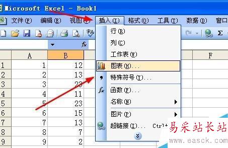 Excel中如何插入數據點折線圖?