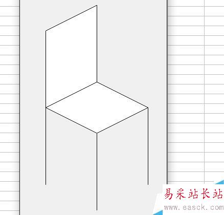 excel怎么畫椅子