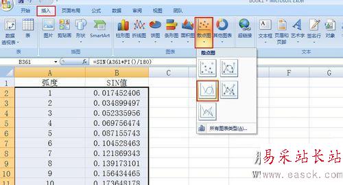 excel怎么做曲線圖