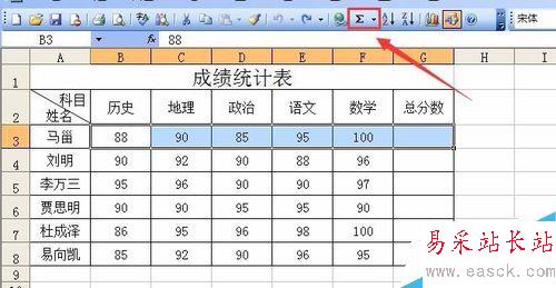 excel自動(dòng)求和的應(yīng)用