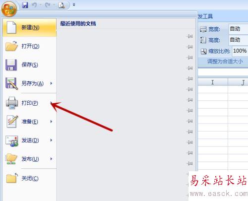 Excel將紙張設置成橫向打印的方法