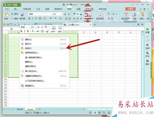 EXCEL表格粘貼時(shí)怎樣才能保持列寬不變?