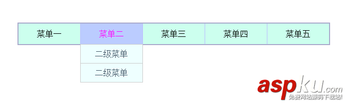 HTML,CSS,鼠標(biāo)劃過(guò)菜單欄