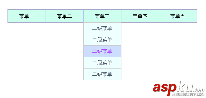 HTML,CSS,鼠標(biāo)劃過(guò)菜單欄