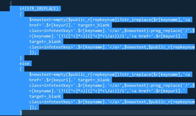 <a href=https://www.cgtblog.com/diguo/ target=_blank class=infotextkey>帝國(guó)CMS</a>文章內(nèi)鏈被拆分的解決方案