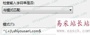規(guī)則添加的模式屬性