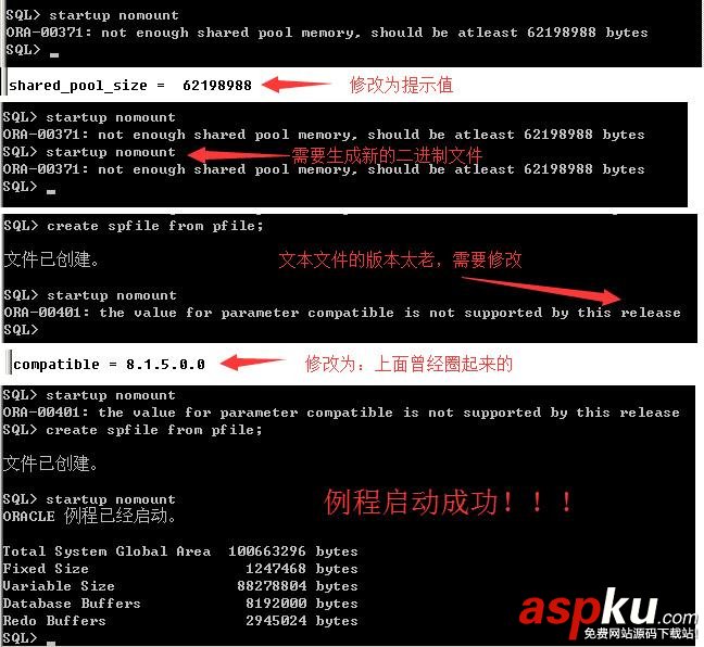 Oracle 手動(dòng)創(chuàng)建數(shù)據(jù)庫(kù)步驟詳解