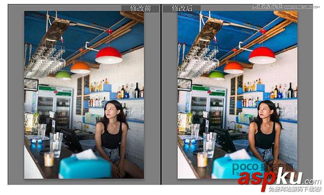 Photoshop調出人像照片質感的電影膠片效果