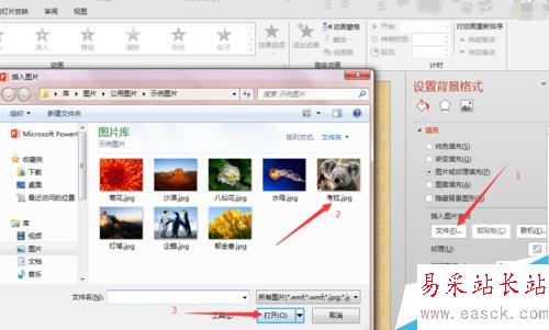 怎么給ppt設置背景圖片