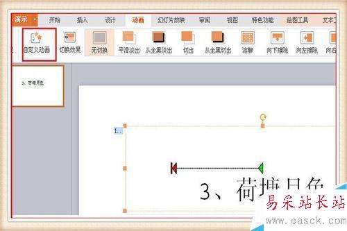 PPT中如何使用自定義動畫