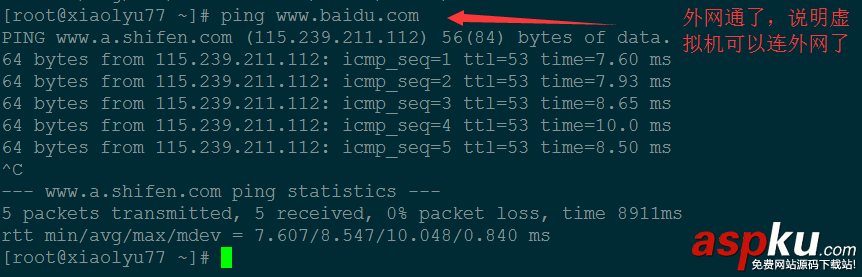 vmware,橋接,靜態ip,centos,外網訪問