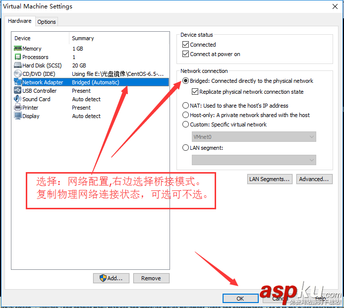 vmware,橋接,靜態ip,centos,外網訪問