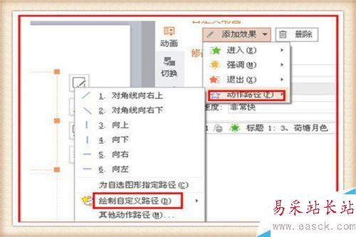 PPT中如何使用自定義動畫