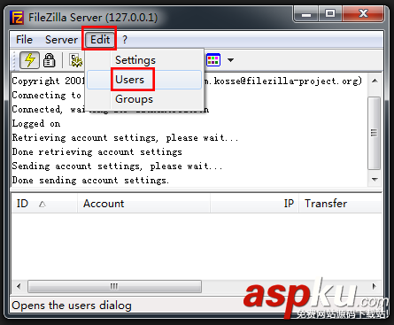 FileZilla Server ftp 服務器下通過alias別名設置虛擬目錄(多個分區) ftp,alias別名