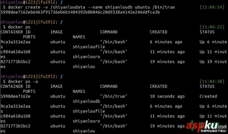 Docker,數據卷管理,管理數據