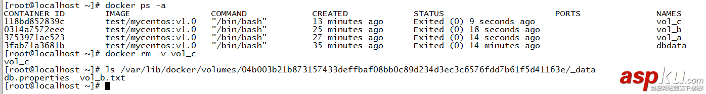 docker,數據卷,volume