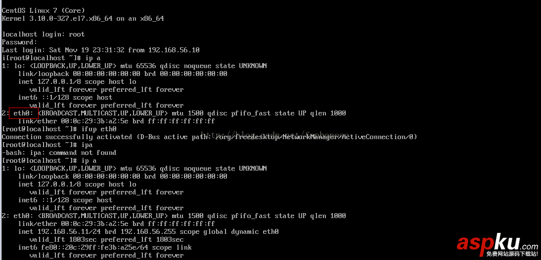 centos7,更改網(wǎng)卡名稱,centos,Eth0