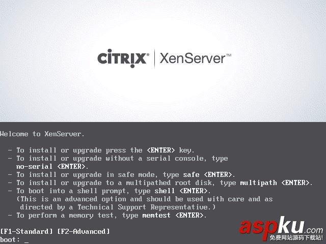 Citrix,Xenserver,7.0,安裝,圖文教程