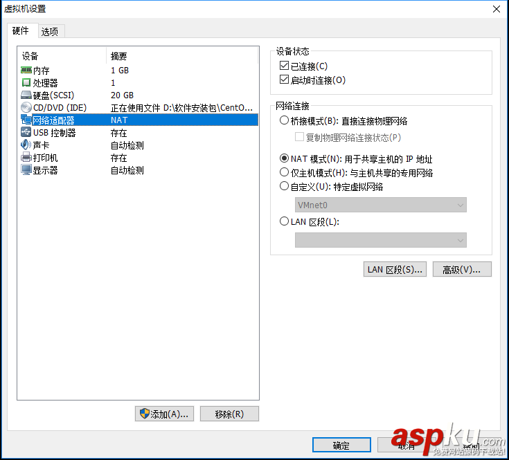 vmware,CentOS,網(wǎng)絡