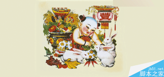 阿里年貨節(jié)插畫海報(bào)是怎么設(shè)計(jì)出來(lái)的,PS教程,思緣教程網(wǎng)