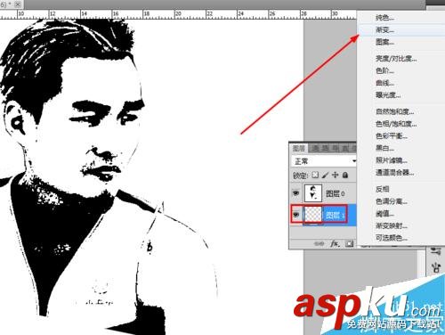 PS制作司tiu彼德酷比的黑白頭像 PS,頭像