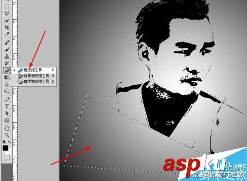 PS制作司tiu彼德酷比的黑白頭像 PS,頭像