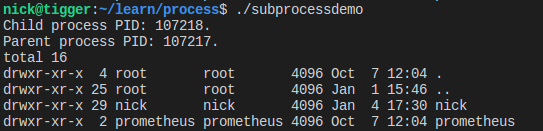 Linux,創建,子進程,執行任務
