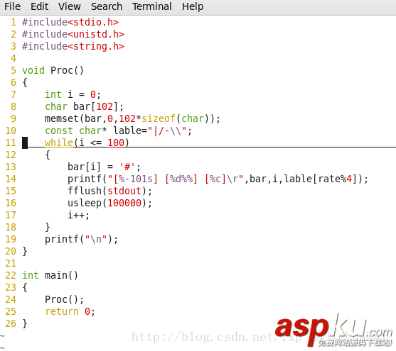 Linux用make指令編譯進度條程序 Linux,make,進度條