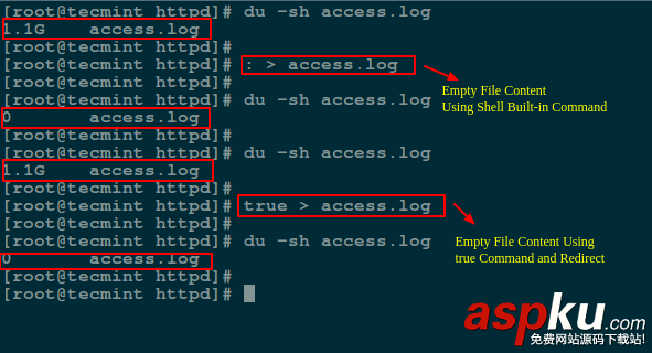 linux清空文件內(nèi)容,linux,清空文件