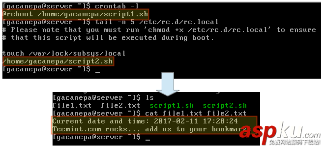 linux自動執行命令,linux執行腳本命令,linux,啟動自動執行
