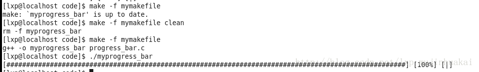 Linux用make指令編譯進度條程序 Linux,make,進度條