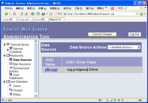 tomcat5和postgresql配置開發jsp