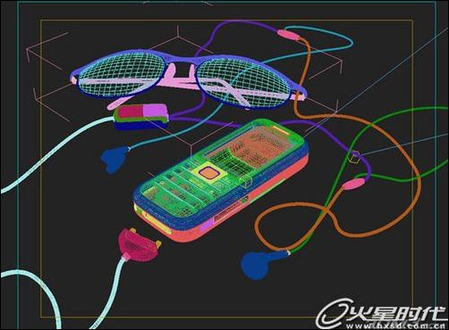 3dsmax9制作超仿真手機(jī)模型