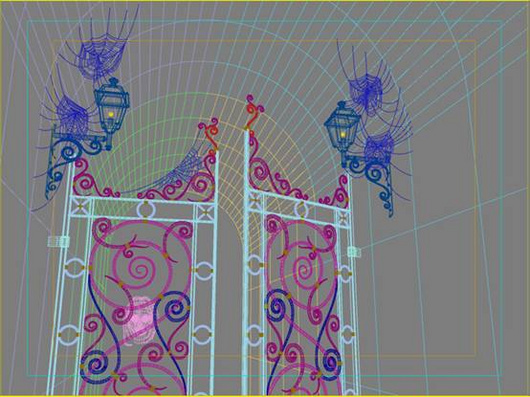 如何利用3dmax打造神秘的鬧鬼通道