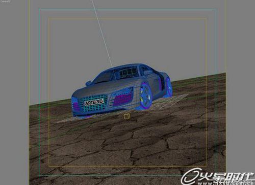 3dsmax打造荒漠游行俠奧迪r8