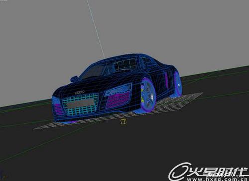 3dsmax打造荒漠游行俠奧迪r8