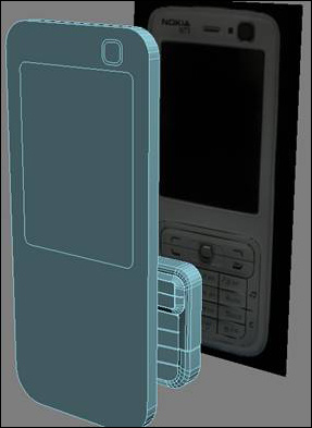 3dsmax教程:諾基亞n73建模過(guò)程