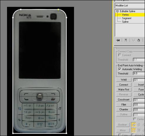 3dsmax教程:諾基亞n73建模過(guò)程