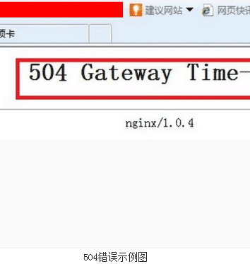 服務(wù)器錯誤500 501 502 503 504 505 詳解