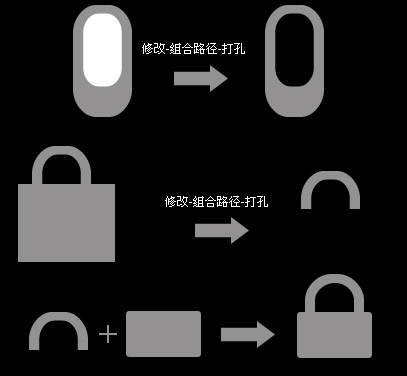 fireworks教程:制作圖標(biāo)-金屬鎖