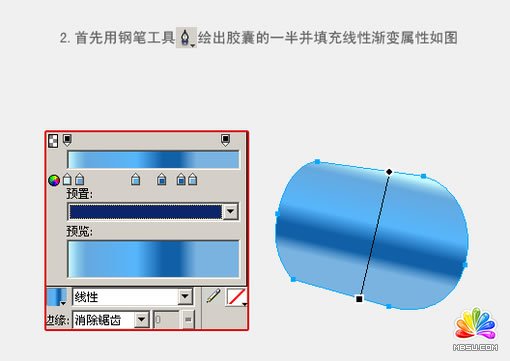 Fireworks教程：有光澤的膠囊