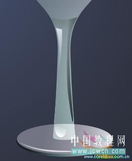 coreldraw x4鼠繪教程：繪制一只逼真的玻璃杯_中國教程網(wǎng)