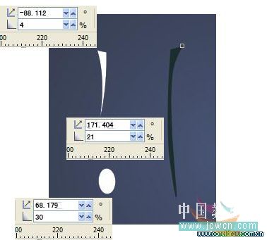 coreldraw x4鼠繪教程：繪制一只逼真的玻璃杯_中國教程網(wǎng)