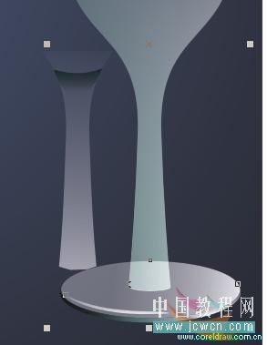 coreldraw x4鼠繪教程：繪制一只逼真的玻璃杯_中國教程網(wǎng)